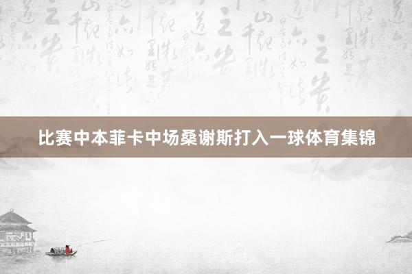 比赛中本菲卡中场桑谢斯打入一球体育集锦