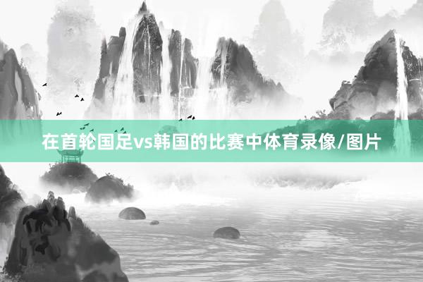 在首轮国足vs韩国的比赛中体育录像/图片
