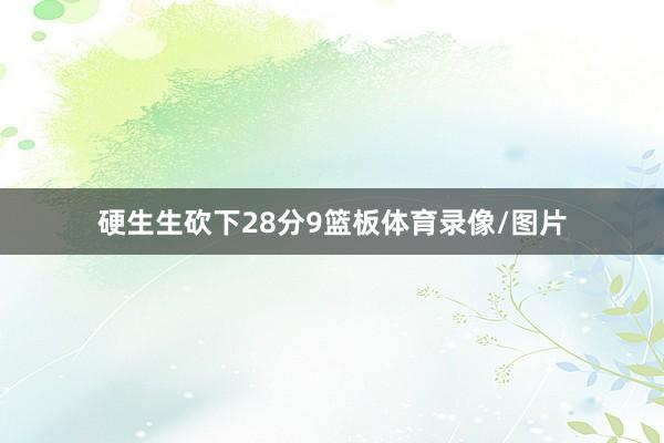 硬生生砍下28分9篮板体育录像/图片