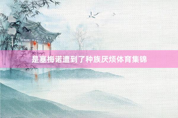 是塞梅诺遭到了种族厌烦体育集锦
