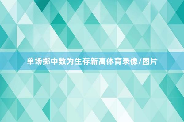 单场掷中数为生存新高体育录像/图片