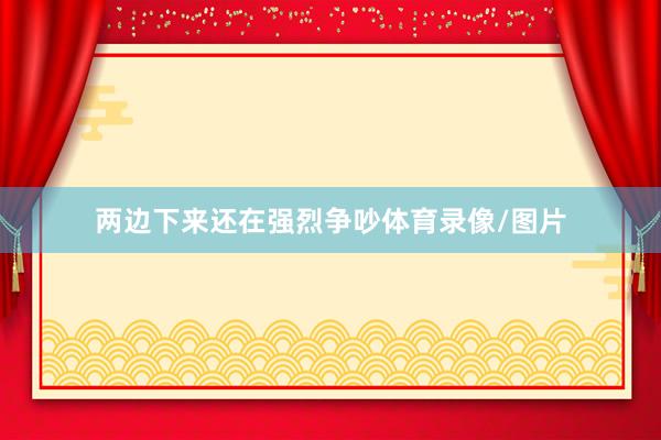两边下来还在强烈争吵体育录像/图片