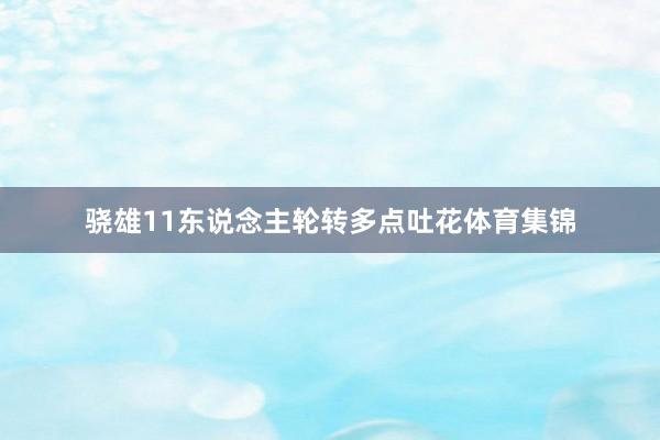 骁雄11东说念主轮转多点吐花体育集锦