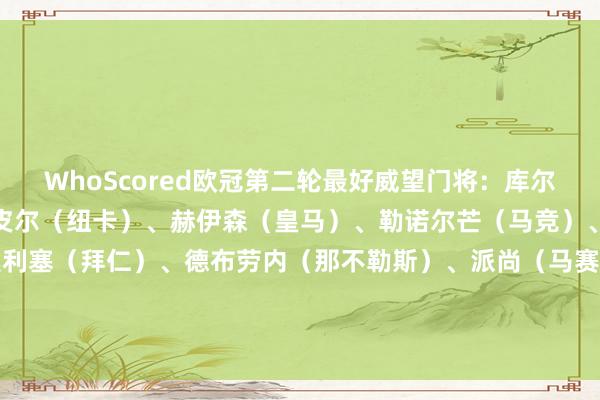WhoScored欧冠第二轮最好威望门将：库尔图瓦（皇马）后卫：特里皮尔（纽卡）、赫伊森（皇马）、勒诺尔芒（马竞）、格雷罗（拜仁）中场：奥利塞（拜仁）、德布劳内（那不勒斯）、派尚（马赛）前卫：姆巴佩（皇马）、阿尔瓦雷斯（马竞）、海于格（博德精明）    体育录像/图片