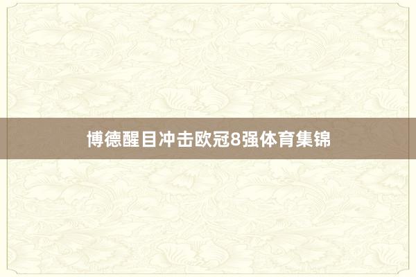 博德醒目冲击欧冠8强体育集锦